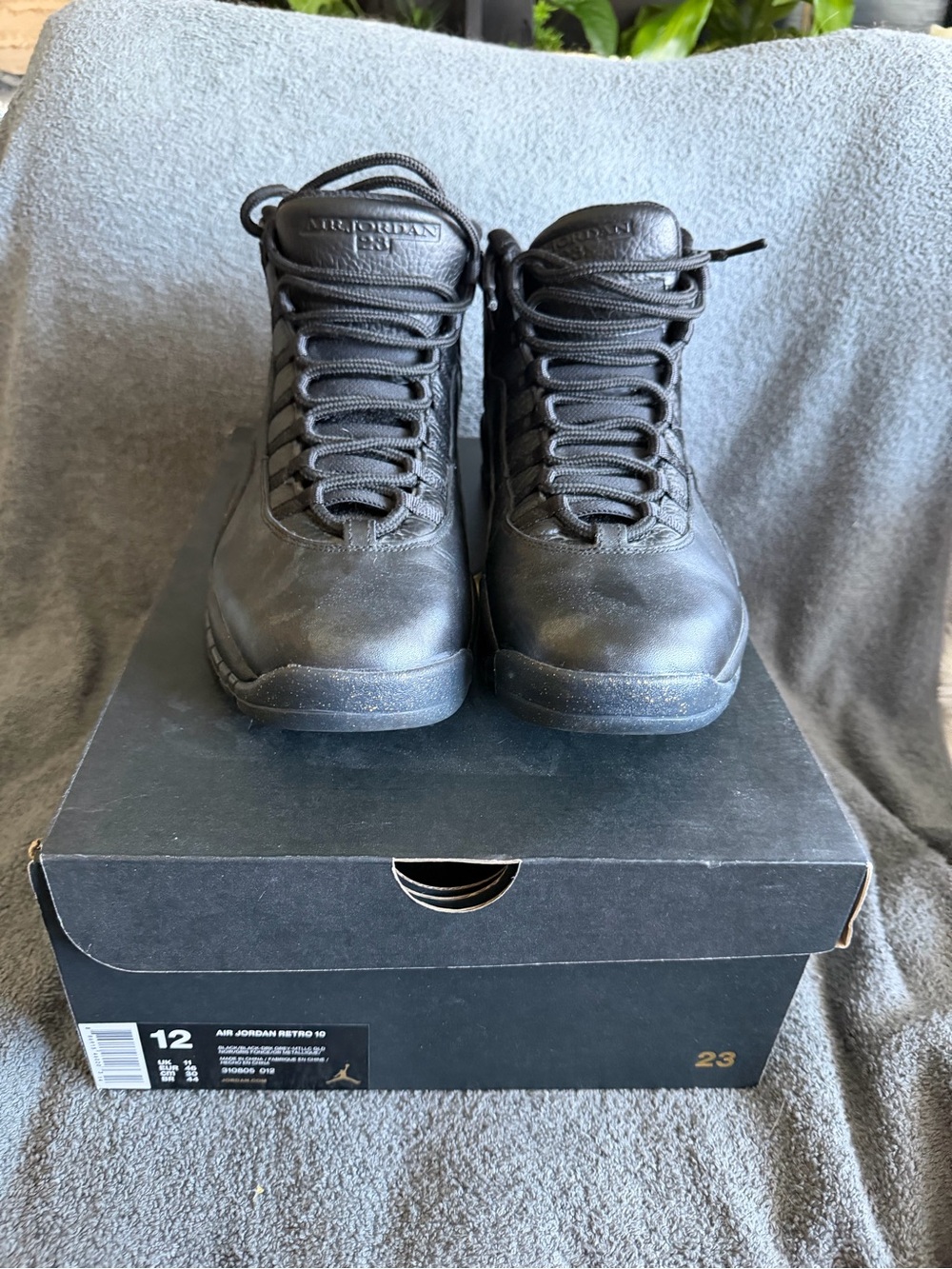Jordan Black High-Top Men's Sneakers